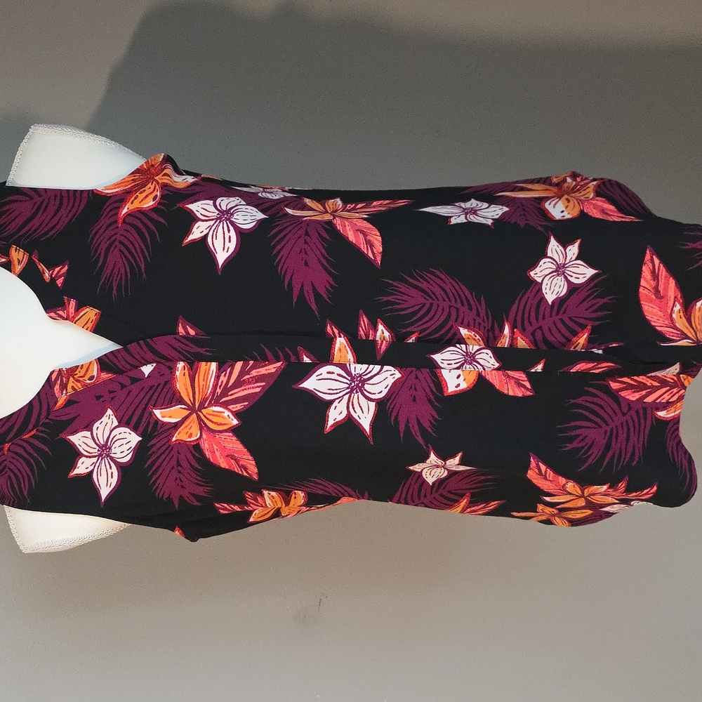 Apt. 9 Women's Button Down Floral Sleeveless Top Size XS